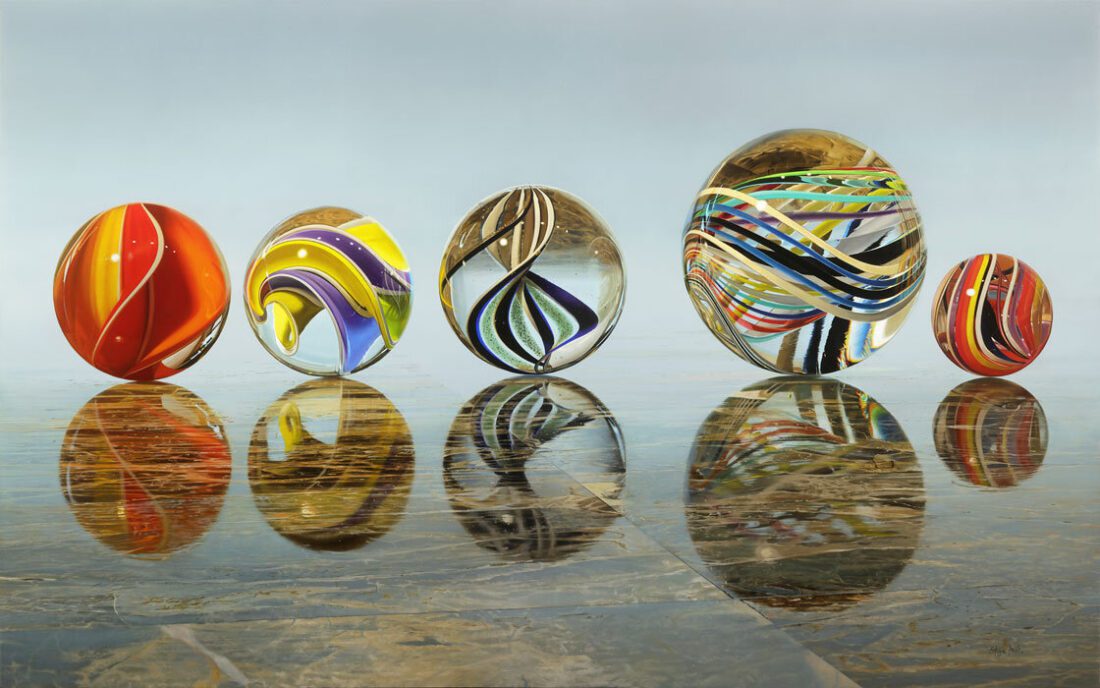 photorealist painter Steve Mills